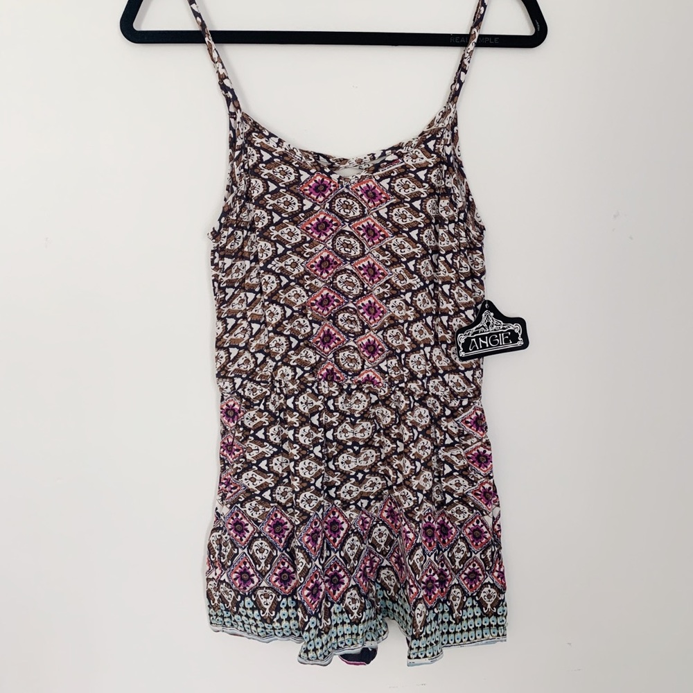 Juniors pattern print romper